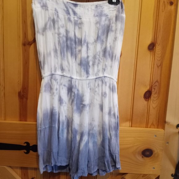 Kiwi and punch strapless romper with pockets - Picture 4 of 7